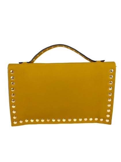 Amira – Borsa in pelle italiana con rivetti in metallo