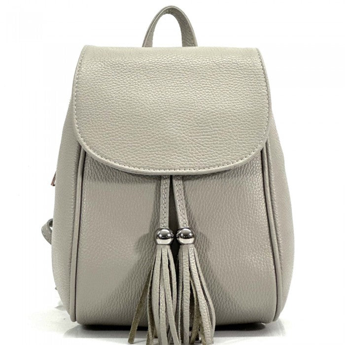 Leather backpack Lockme