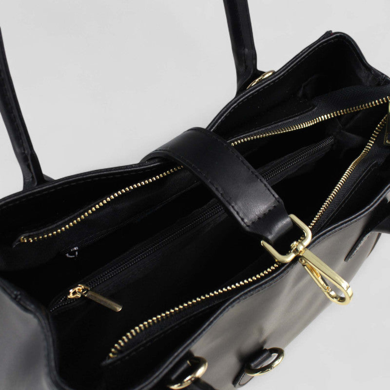 Rankinės 'Lucca' vidus su dviem skyriais ir užtrauktukais