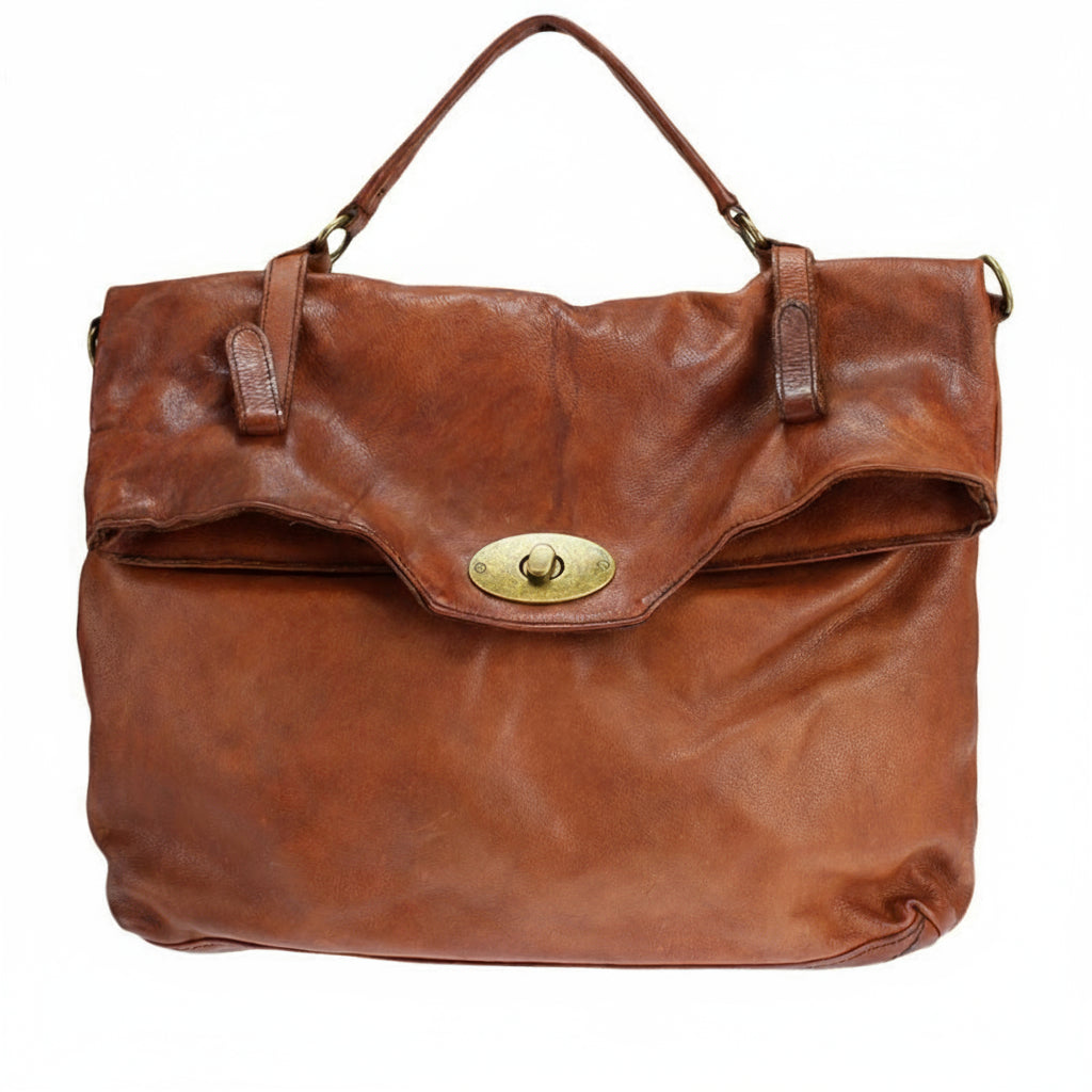 Odinė rankinė 'Cartella Vintage' – Camel spalva, pagrindinis vaizdas